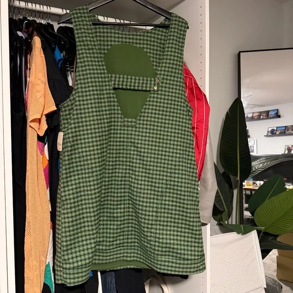 Free People Flannel Dress - Picture 2 of 4